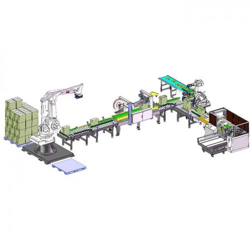 Máquina integrada de sellado y montaje de cajas con cinta engomada activada por agua KN-355A/B