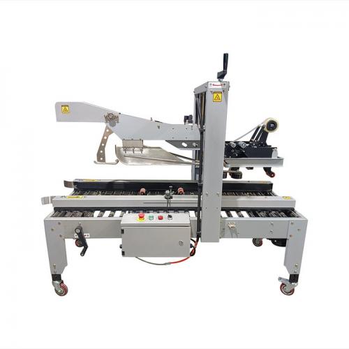 Selladora semiautomática de cajas plegables con solapa y cinta BOPP KN-2020