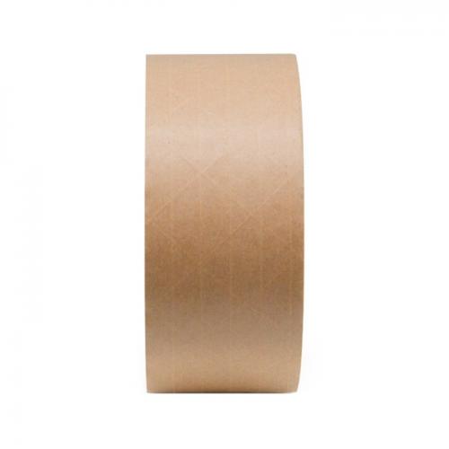 Reciclable biodegradable amistoso de empaquetado de Eco de la cinta del paquete del papel de Kraft blanco JLN-39151