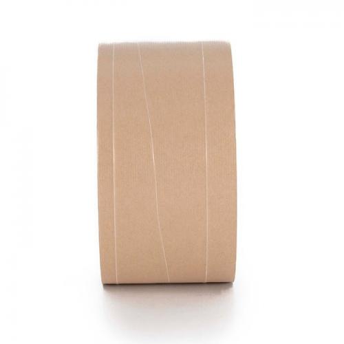 Cinta de papel engomado activado por agua reforzada 100% degradable KN-3705E