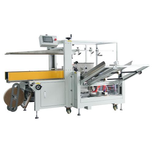 Water-activated Gummed Tape Case Erecting and Case Sealing Integrated Machine