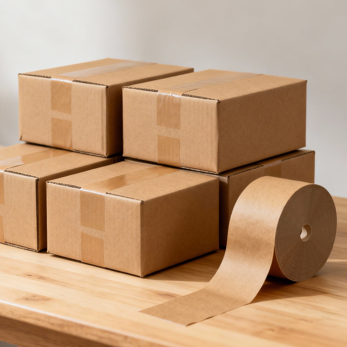 Eficiencia sin agua Presentamos la cinta de papel kraft autoadhesiva JLN-2750H