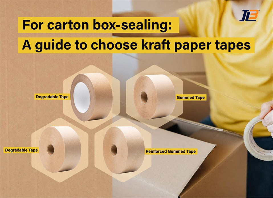 Para sellar cajas de cartón: una guía para elegir cintas de papel Kraft