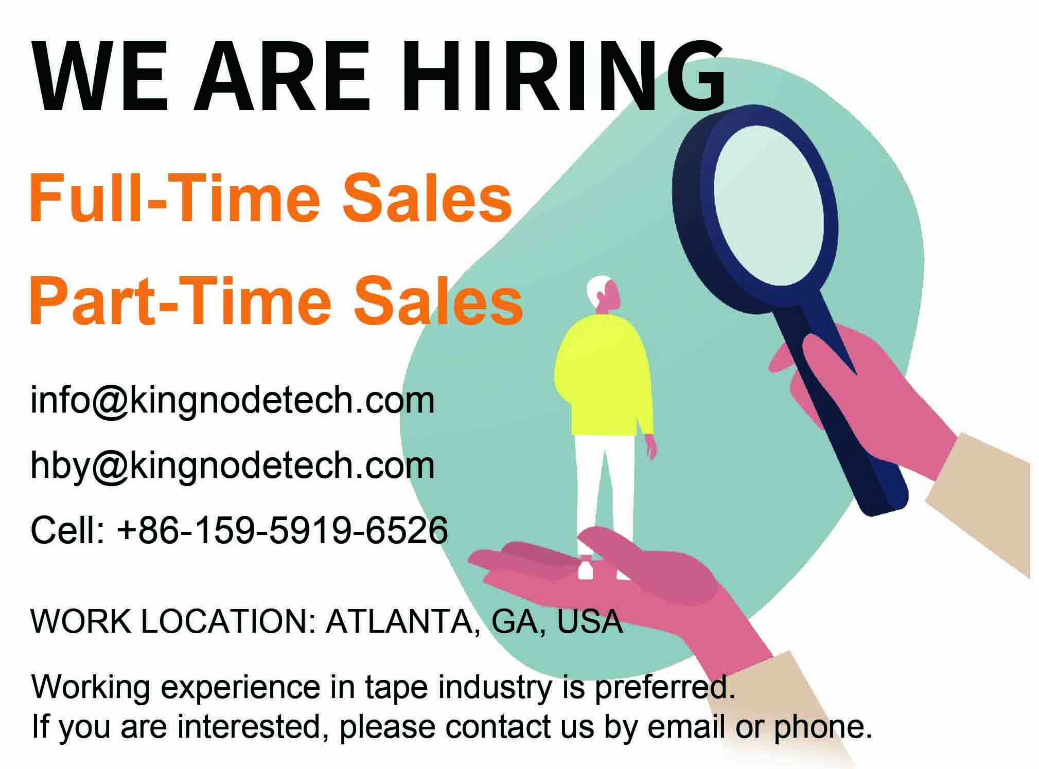 We Are Hiring Sales in GA, USA