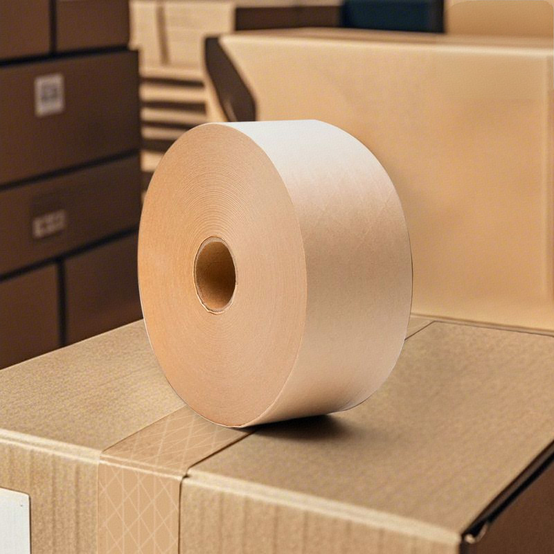 Cinta de papel kraft activada por agua para trabajos ligeros KN-370